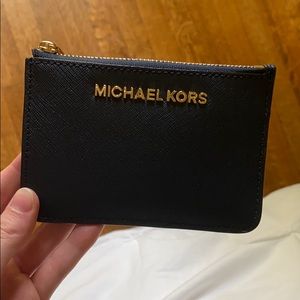 Michael Kors Navy ID Coin Pouch